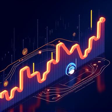 Global cryptocurrency market chart with various digital coins including TRX and ETH, showcasing trading activity.